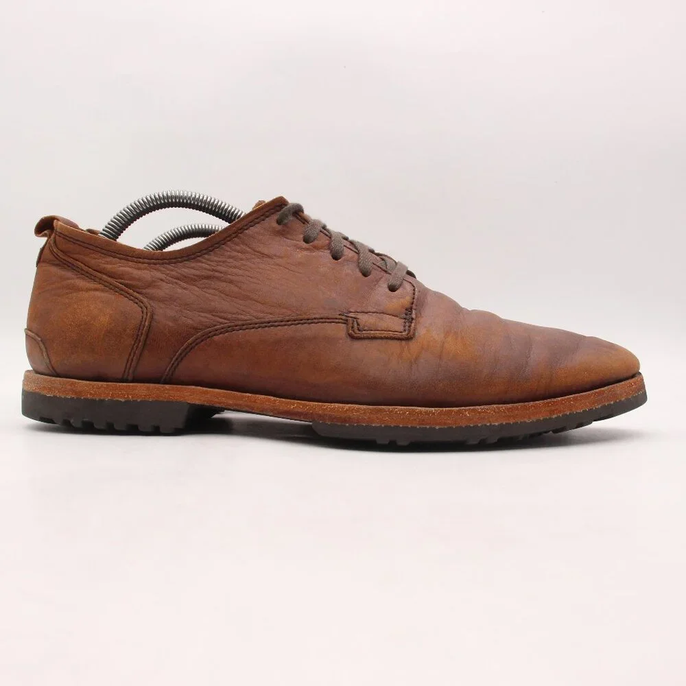 Timberland Bardstown Men's Size 10 Oxford Shoes Brown Leather Lace Up